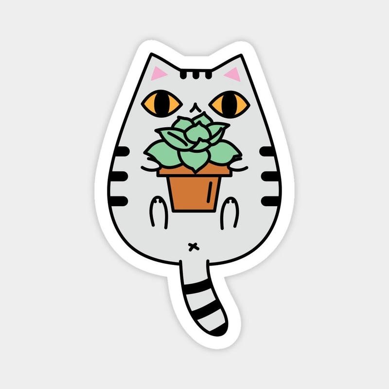 Hình dán con vật xinh xắn với ánh mắt trong trẻo