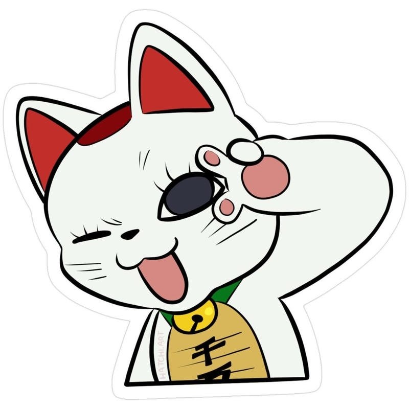 Hình dán nhân vật bé nhỏ mang nét tinh nghịch