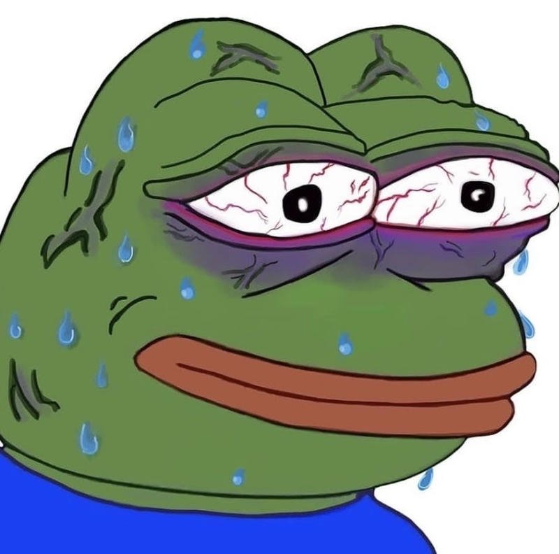 Hình ếch xanh bựa theo trend meme viral hiện nay
