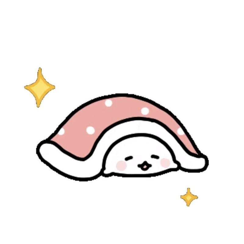 Hình meme ngủ ngon thể hiện trạng thái yên bình