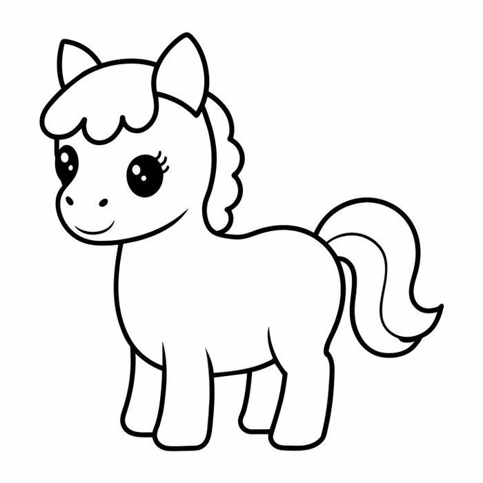 Hình minh họa con ngựa dành cho luyện tô