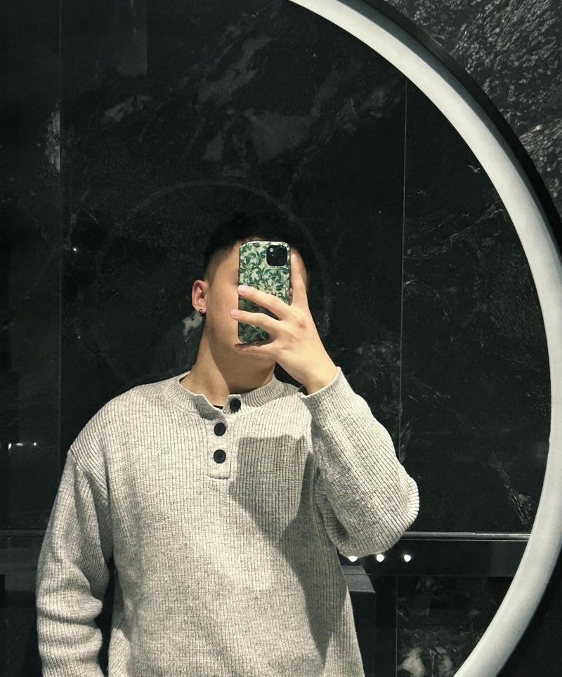 Hình trai đẹp che mặt ngầu làm avatar nam