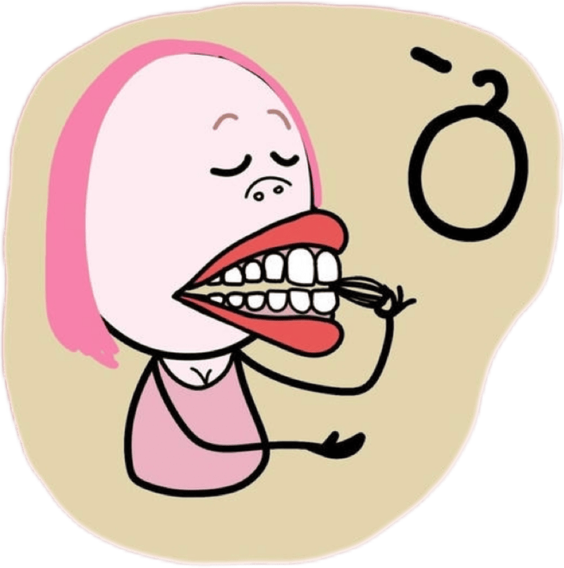 Hình vẽ hài hước ngẫu nhiên trong nhãn dán bựa