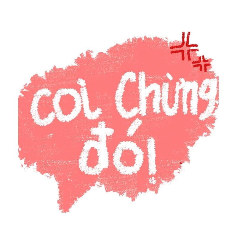 Icon chữ viết tay đáng yêu với ký tự mềm mại