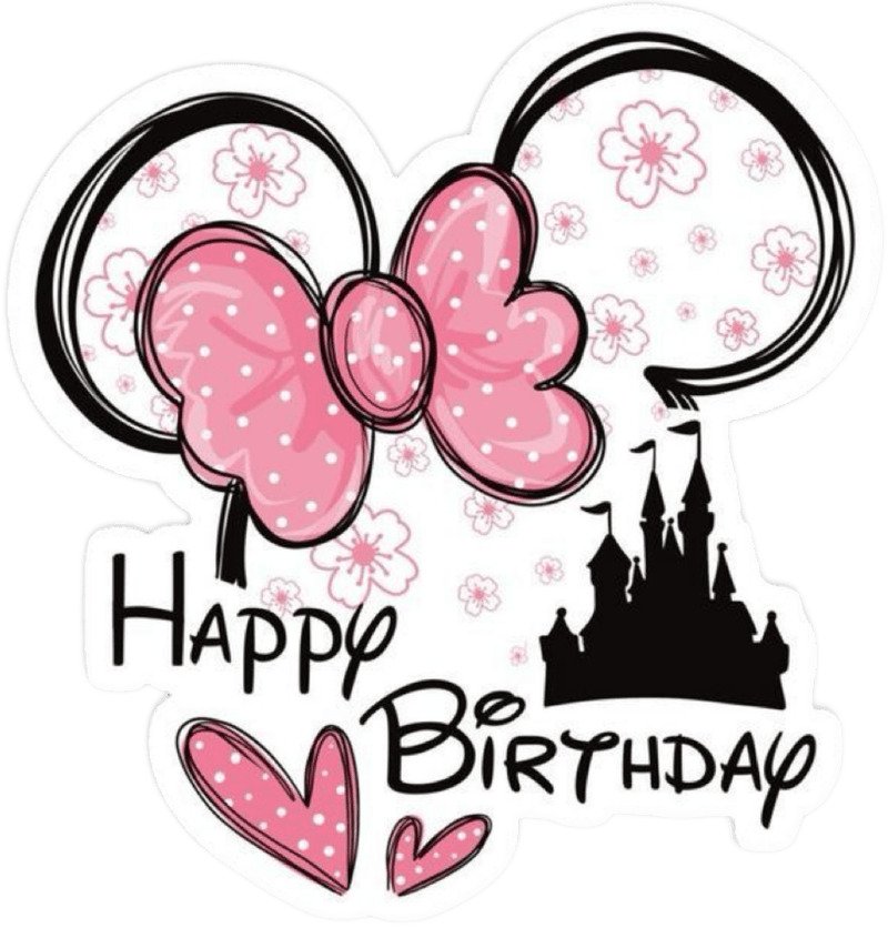 Icon happy birthday với hộp quà và bóng bay