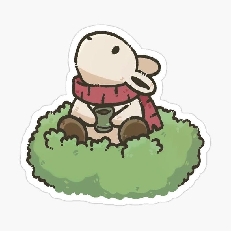 Icon thỏ bé mũm mĩm với biểu cảm sinh động