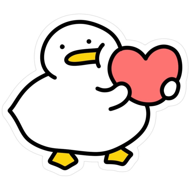 Icon vịt con nhỏ nhắn mang dáng vẻ nhí nhảnh