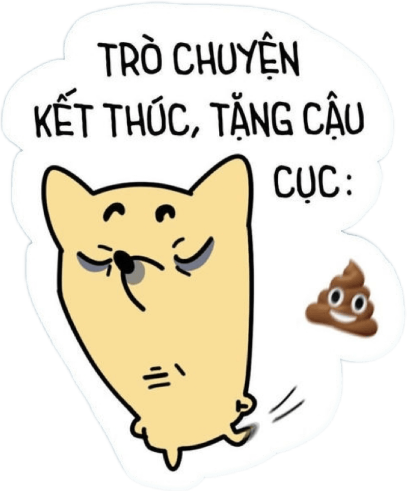 Khuôn mặt méo mó tạo nên sticker messenger bựa độc đáo