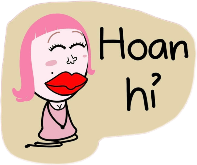 Khuôn mặt nhăn nhó kỳ quặc trong sticker messenger bựa