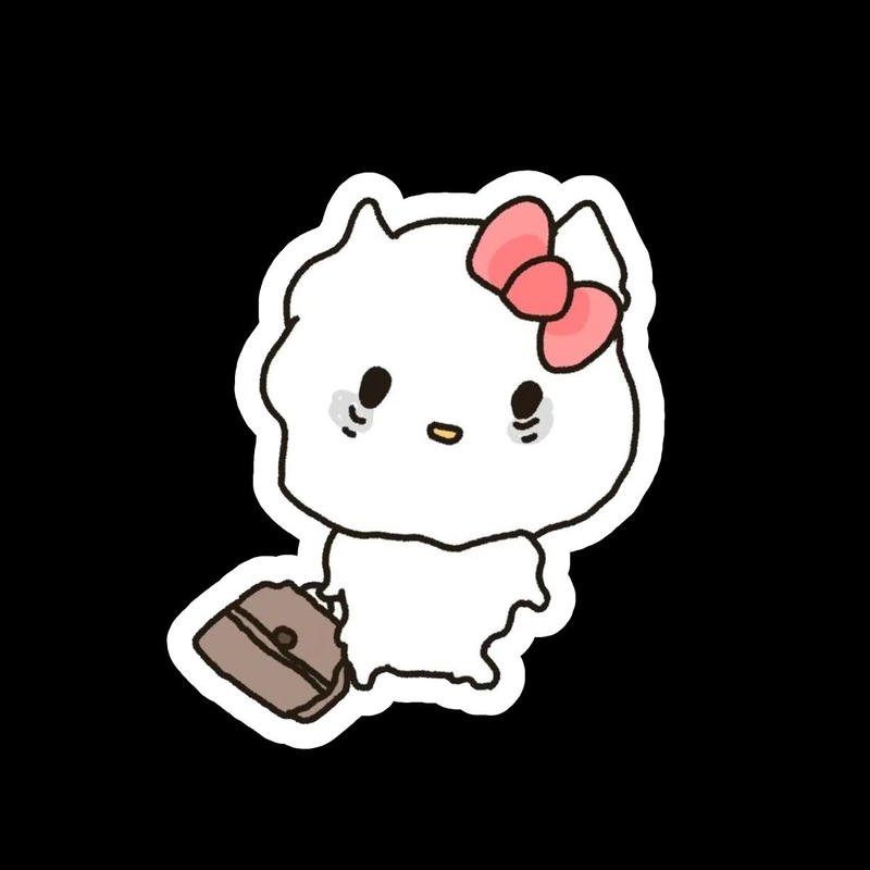 Meme Hello Kitty bựa với nét mặt ngơ ngác gây cười