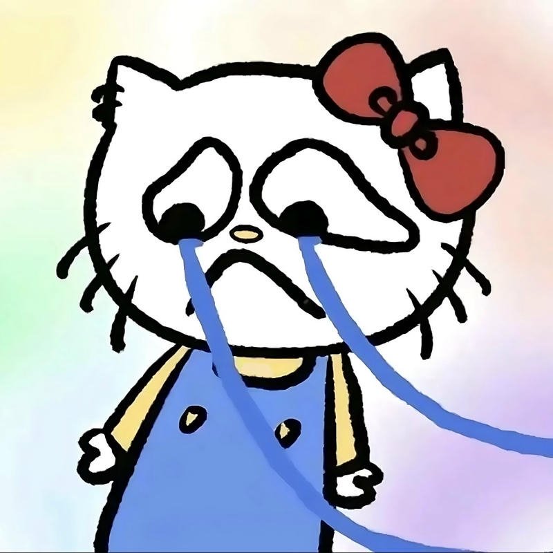 Meme bựa Hello Kitty mang nét troll nhẹ nhàng