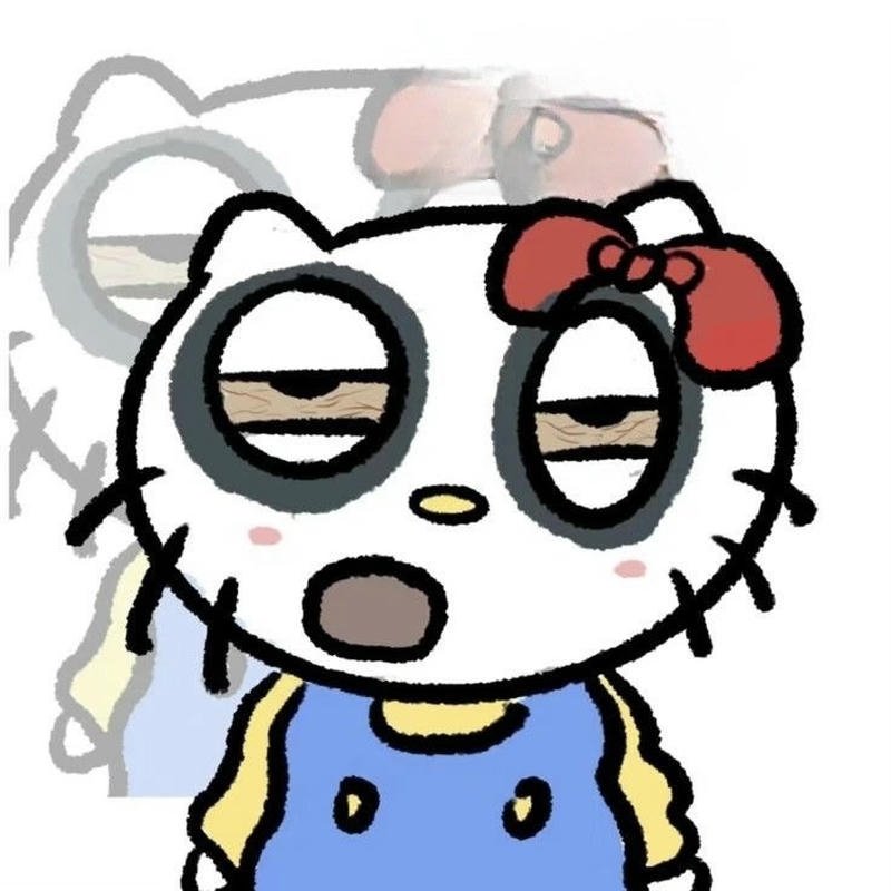 Meme bựa Hello Kitty với phản ứng hài hước khó đỡ