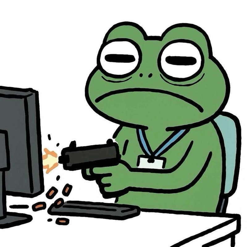 Meme ếch xanh bựa biểu cảm bất lực cực gắt