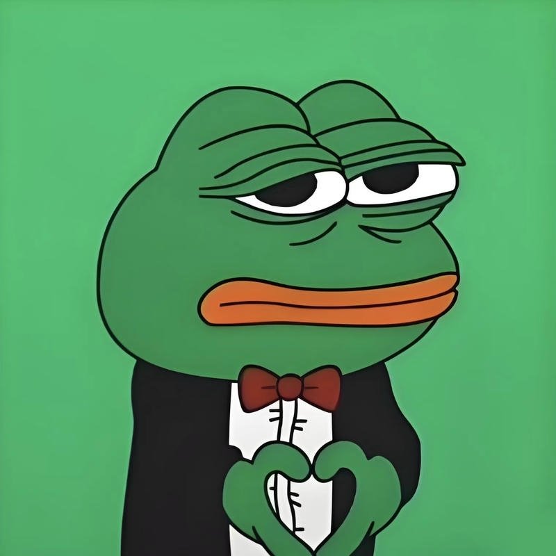 Meme ếch xanh bựa với ánh nhìn đầy ẩn ý