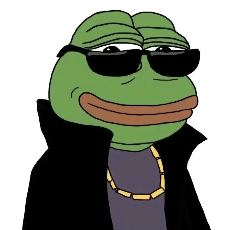 Meme ếch xanh bựa với biểu cảm mỉa mai nhẹ