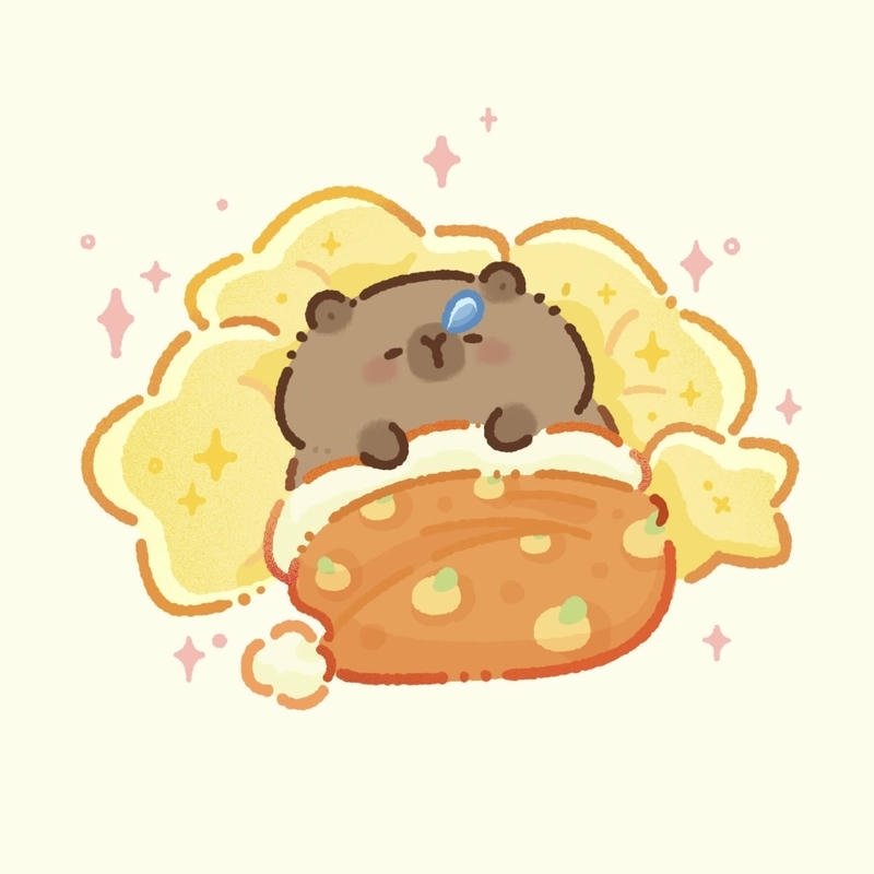 Meme ngủ ngon với hình ảnh buồn ngủ đáng mến