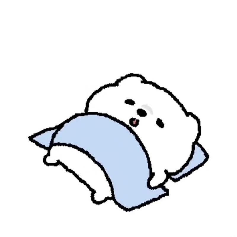 Meme ngủ ngon với nét mặt thư giãn nhẹ nhàng