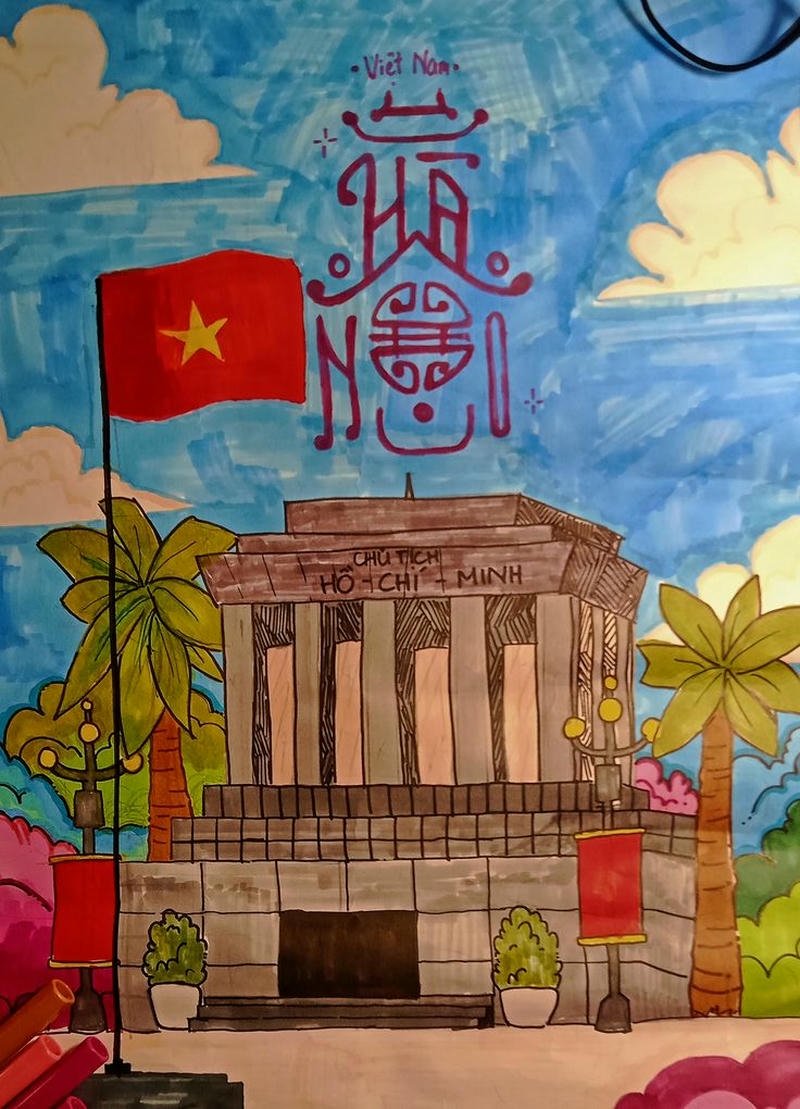 Minh họa lăng bác phong cách nhẹ nhàng tinh tế