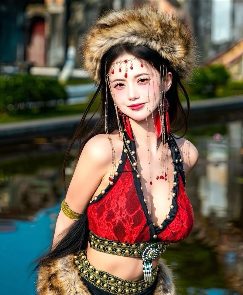 Mỹ nhân vòng một cực chuẩn dáng điệu đà