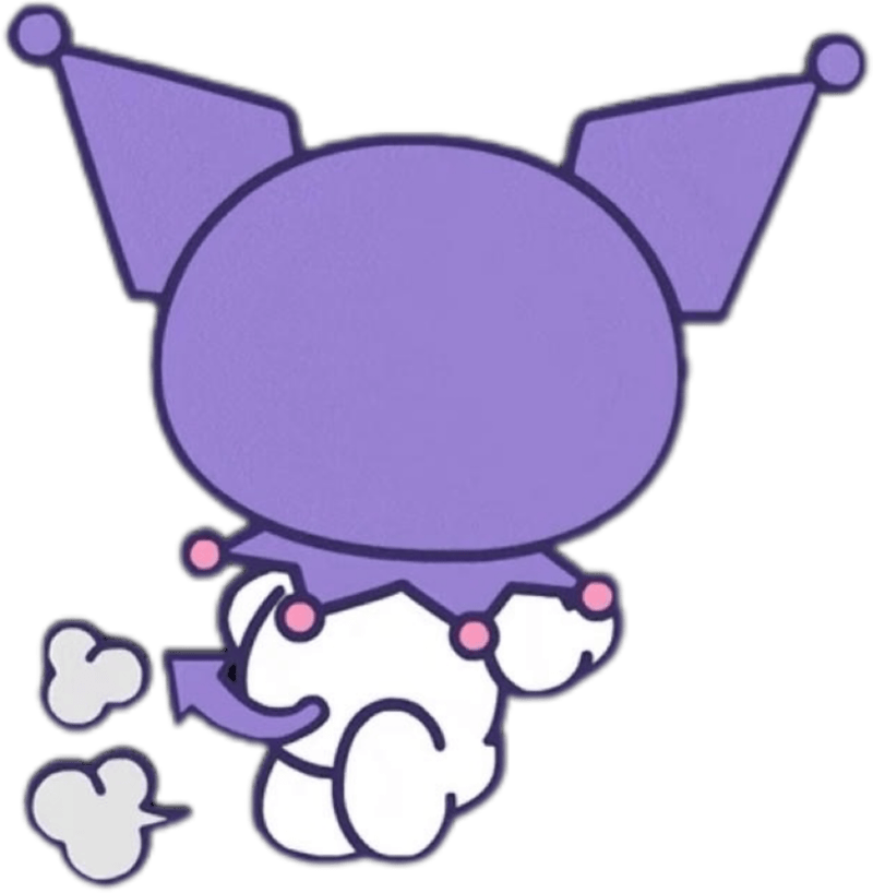 Nét vẽ vui nhộn xuất hiện trong nhãn dán Kuromi