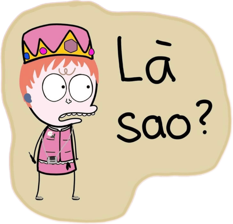 Nhãn dán bựa cùng ánh mắt ngơ ngác hài hước