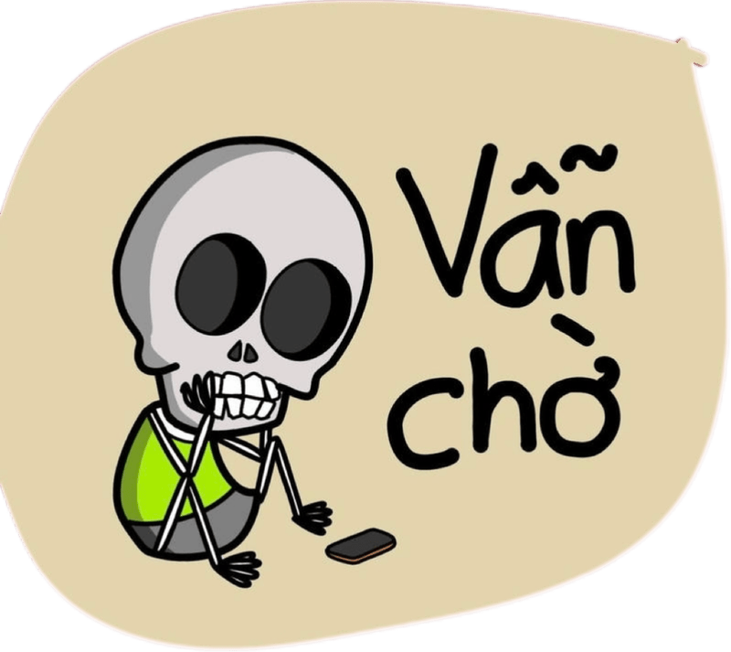 Nhãn dán bựa cùng gương mặt bất lực cực hài