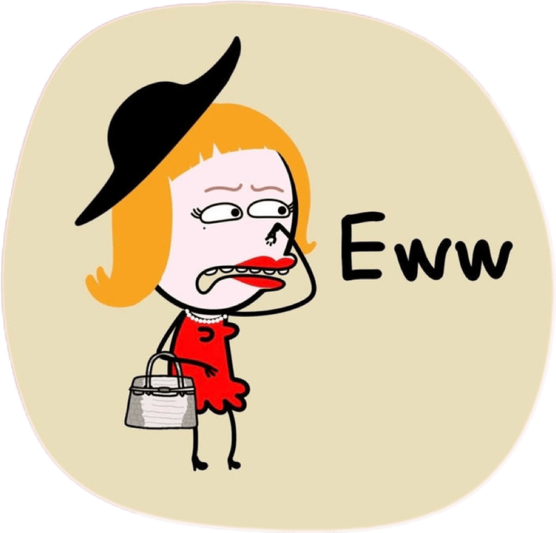 Nhãn dán bựa cùng gương mặt troll ngộ nghĩnh