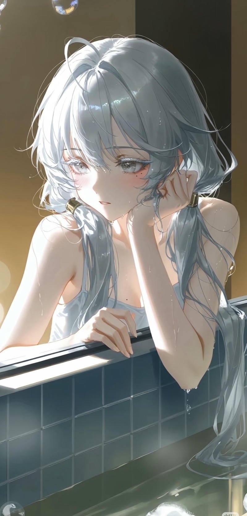 Nhân vật anime nữ ánh sáng nhẹ