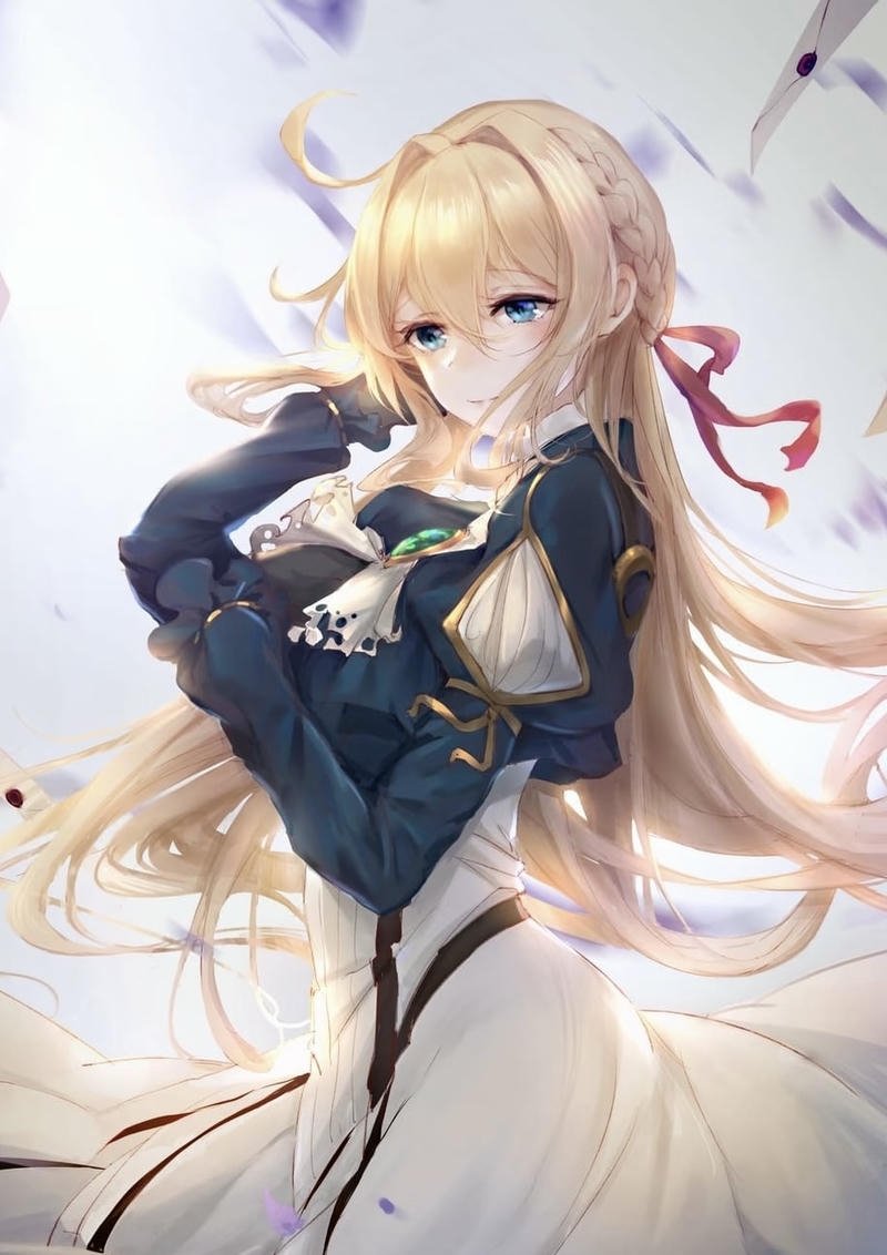 Nhân vật nữ anime biểu cảm đáng yêu trong bộ anime con gái