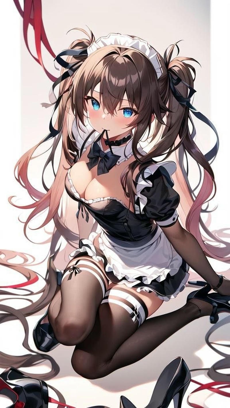 Nhân vật nữ hoạt hình phong cách Nhật với thân hình mềm mại