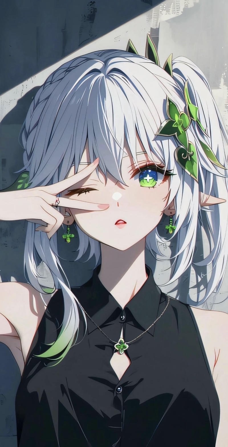 Nhân vật nữ manga tóc ngắn cá tính phong cách anime con gái