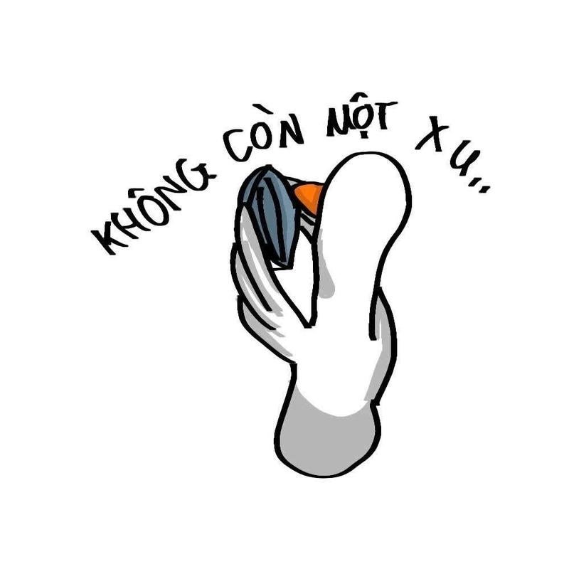 Tiền đi đâu hết chỉ còn lại hết tiền meme