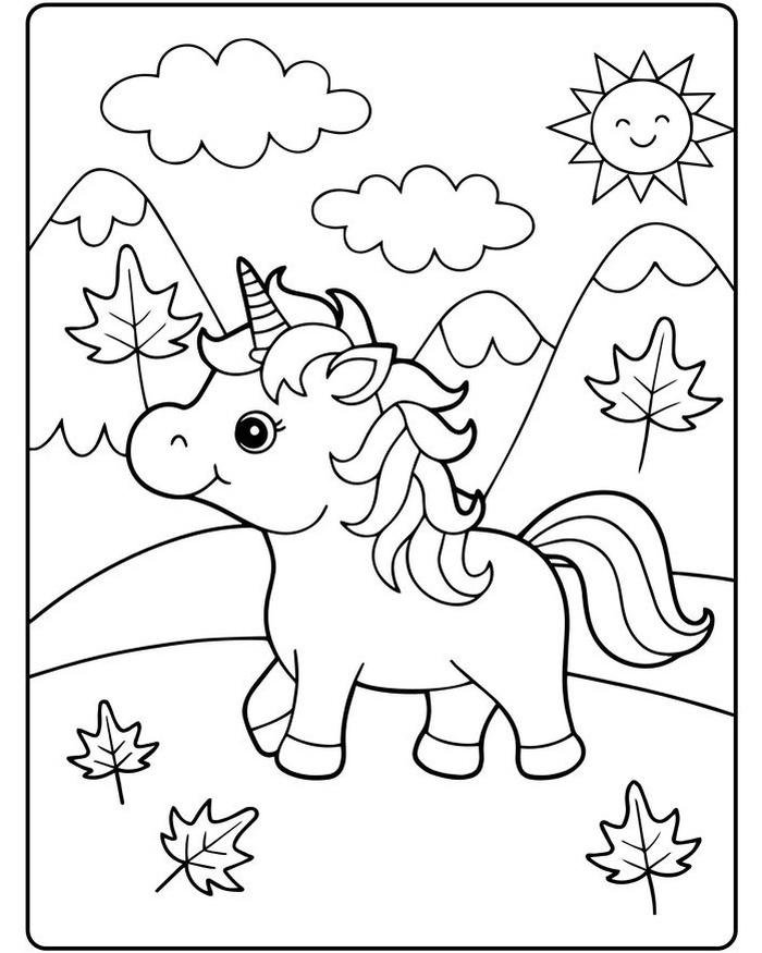 Tô màu con ngựa tranh vẽ rõ nét giàu biểu cảm