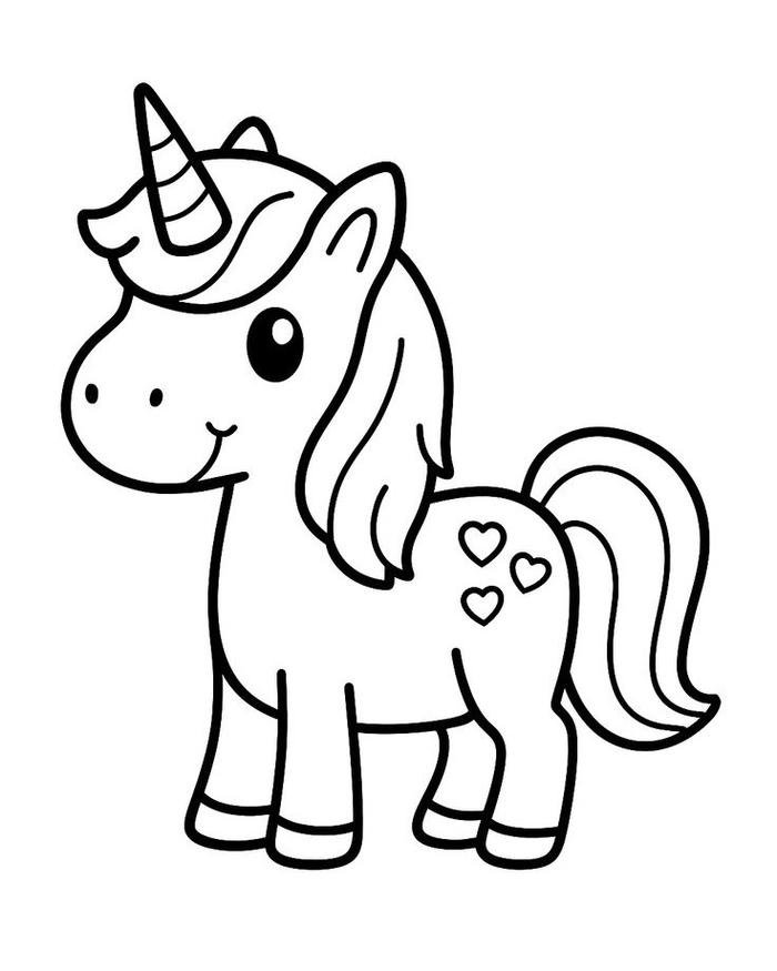 Tô màu con ngựa tranh vẽ sinh động dễ hoàn thiện