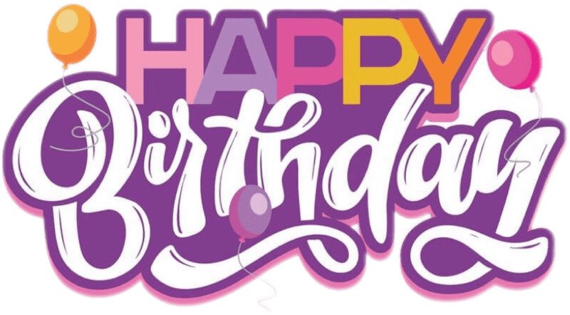 Tông màu sáng tạo cảm giác vui trong sticker sinh nhật