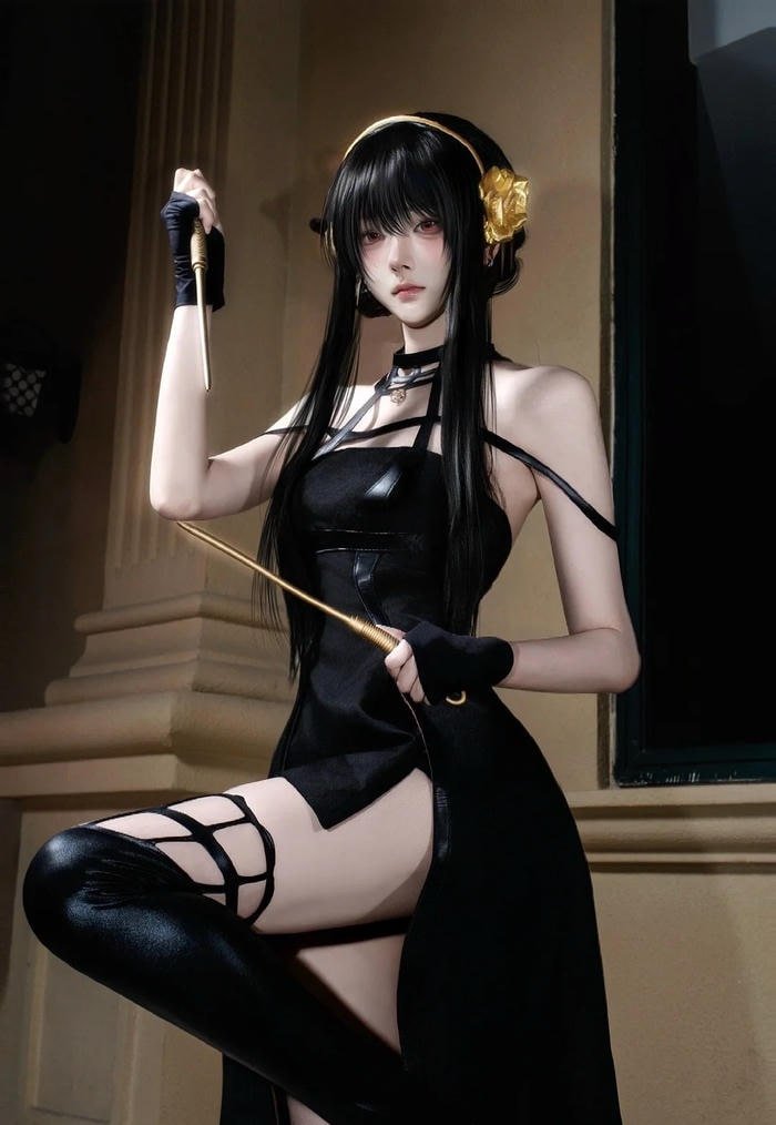 Trang phục cosplay anime nữ với phong cách kawaii