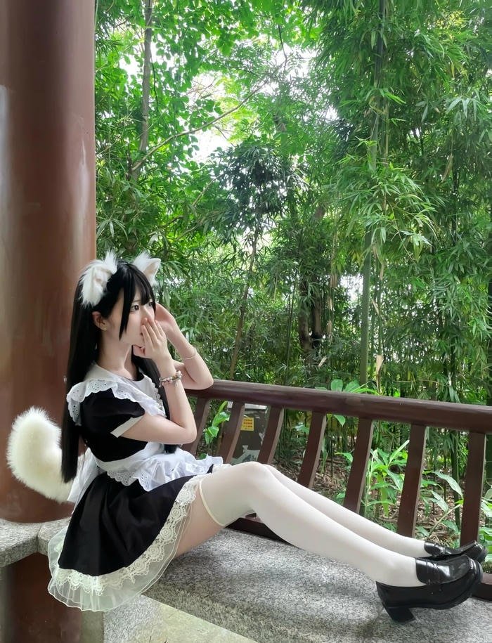 Trang phục mèo cute phụ kiện tai mèo đáng yêu