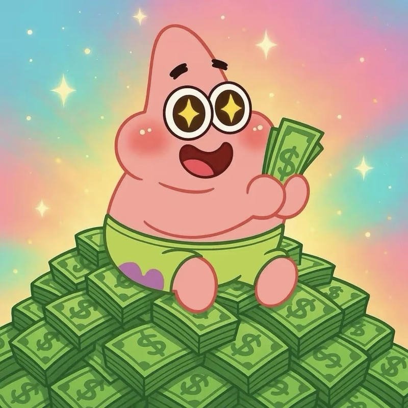 Trạng thái tích cực về tiền bạc trong meme tiền