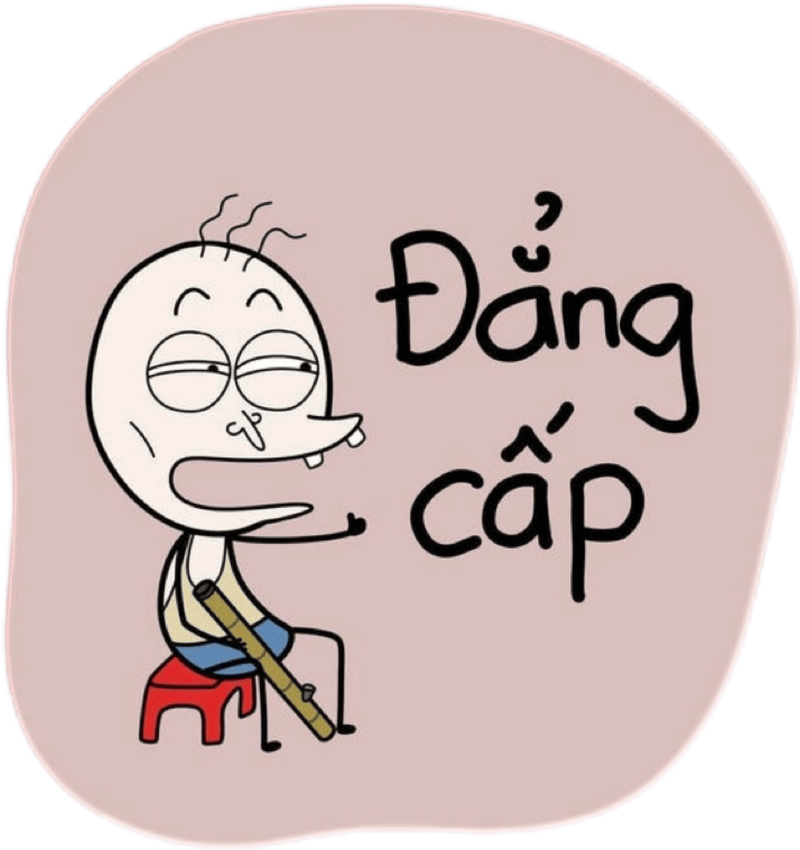 Tư thế ngồi chệch choạc khiến nhãn dán bựa buồn cười