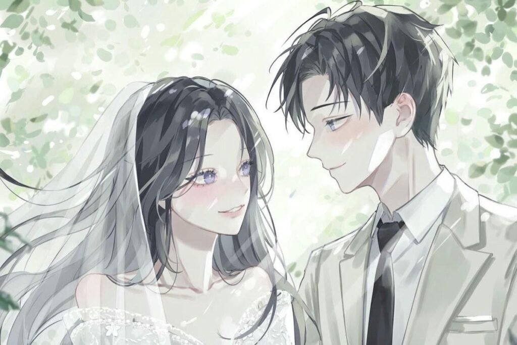 ảnh anime cô dâu chú rể thumbnail