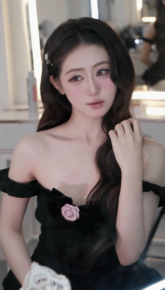 nữ sinh show vú cực khủng gây sốc