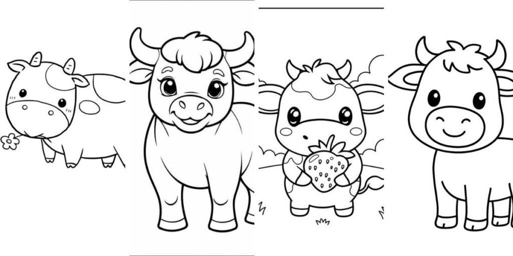 tô màu con bò thumbnail