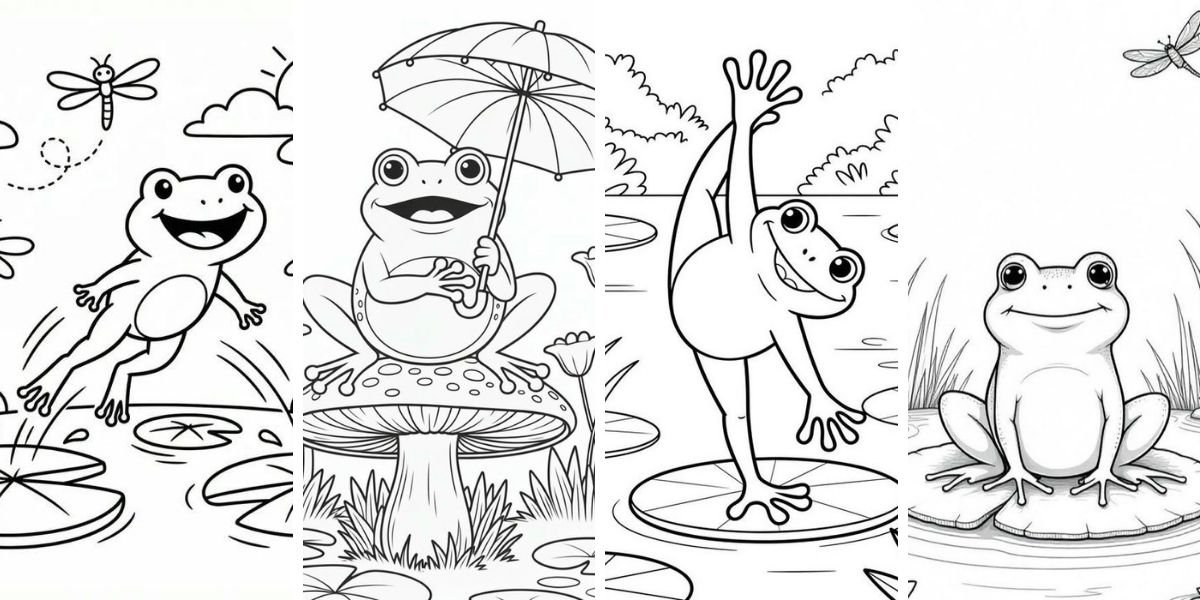 tô màu con ếch thumbnail