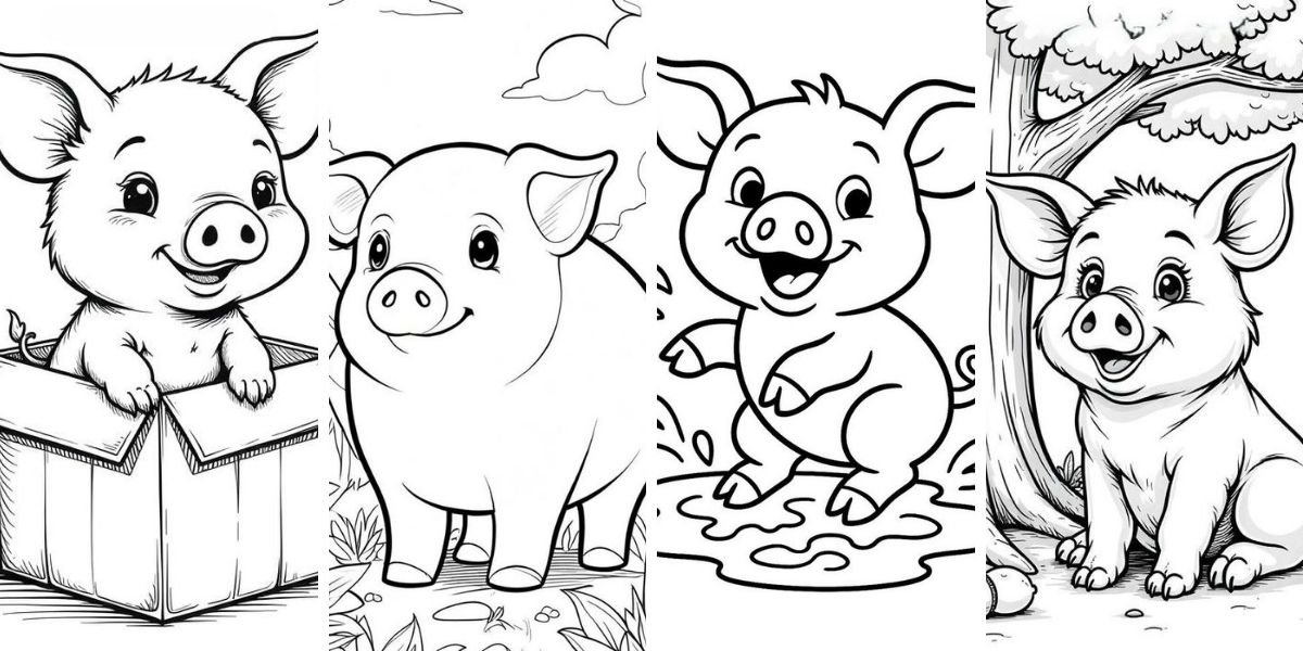 tô màu con heo thumbnail