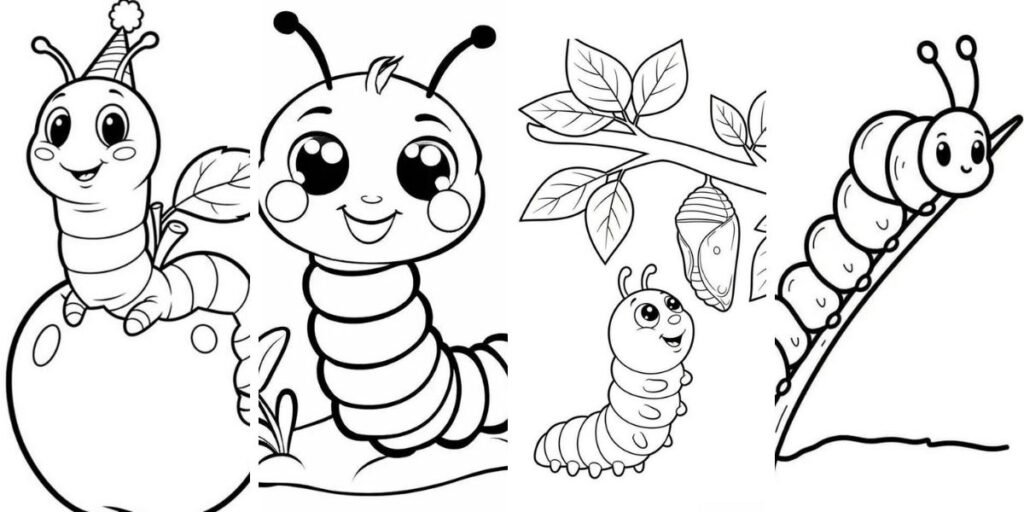 tô màu con sâu thumbnail