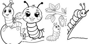 tô màu con sâu thumbnail