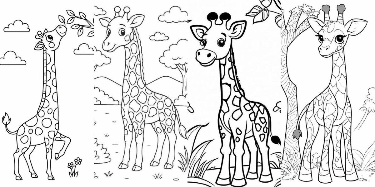 tô màu hươu cao cổ thumbnail