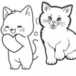 tranh tô màu con mèo thumbnail