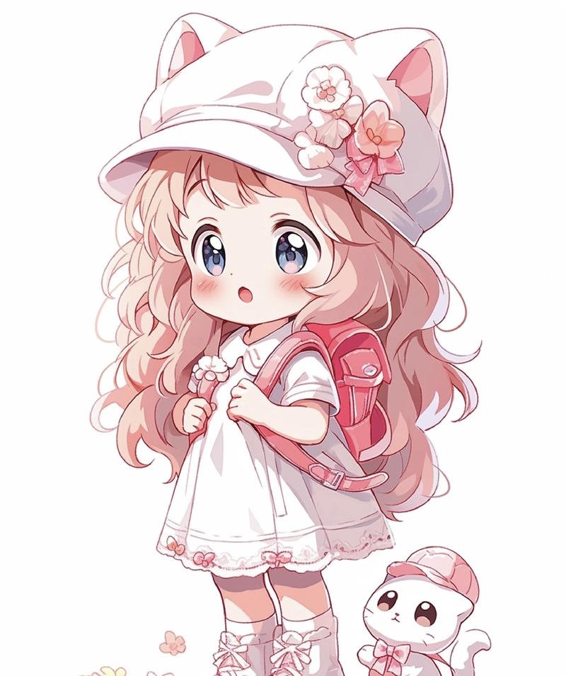 Ảnh anime nữ cute đẹp nhất phong cách dịu dàng