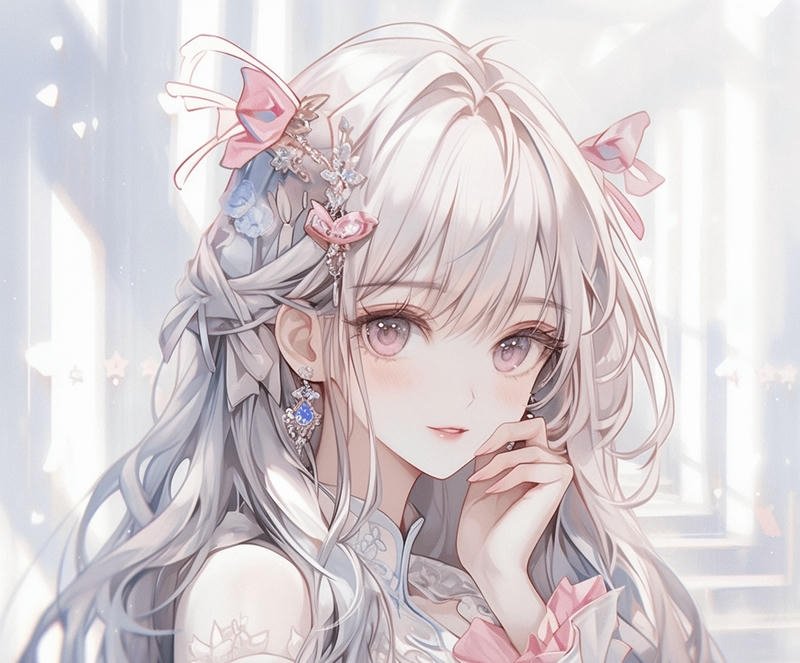 Ảnh anime nữ dễ thương dùng làm avatar anime nữ